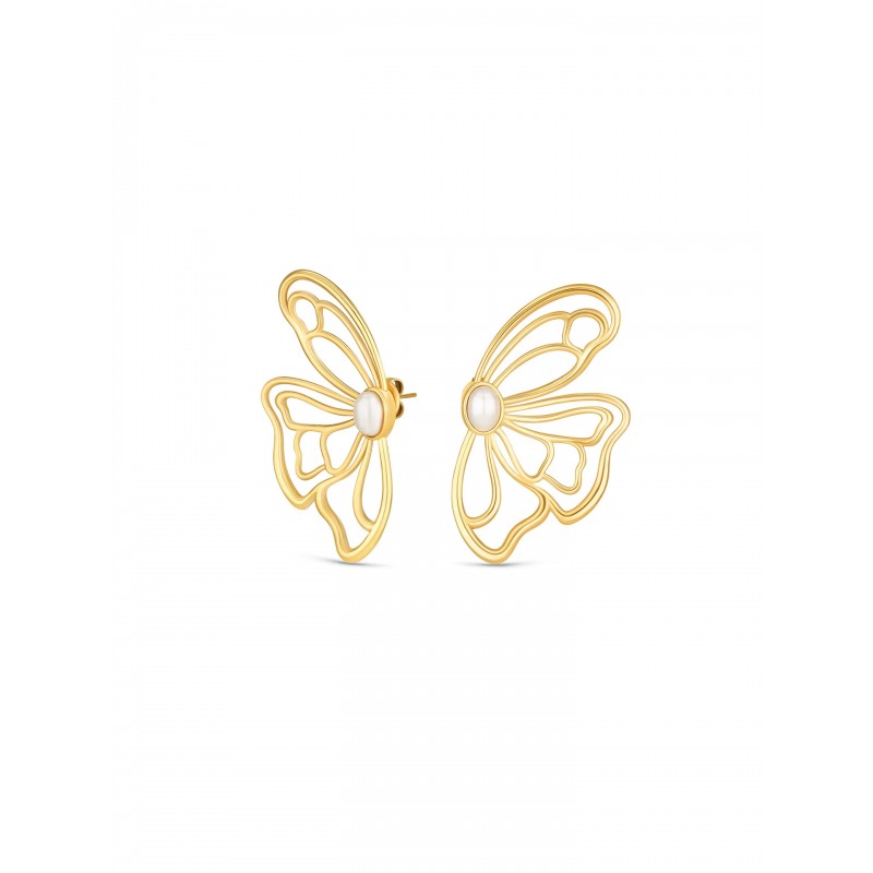 BRINCOS ONE MARGOT PETAL GOLD OJATE14D