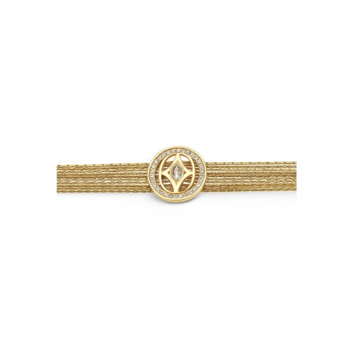 COLAR AÇO SENHORA ELENA BRILLIANCE GOLD OJATN05D