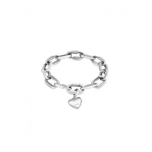 PULSEIRA AÇO MASTER LINKS SILVER OJBMSL02S