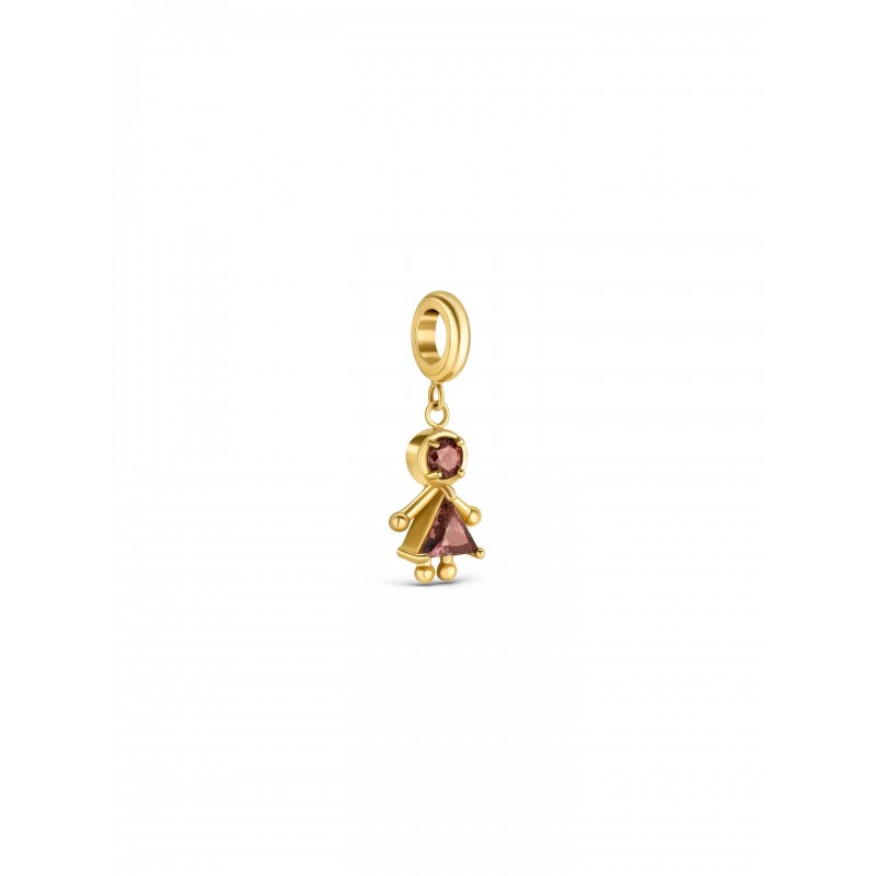 CHARME AÇO ENERGY BERRY GIRL CRYSTAL GOLD OJEBC783
