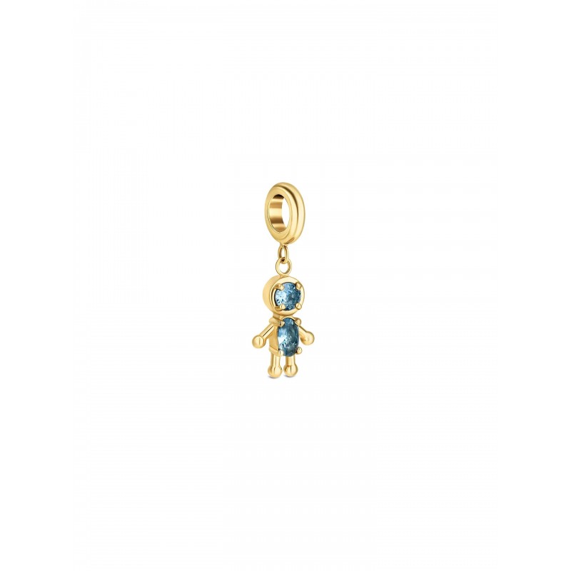 CHARME AÇO ENERGY BLUE BOY CRYSTAL GOLD OJEBC784