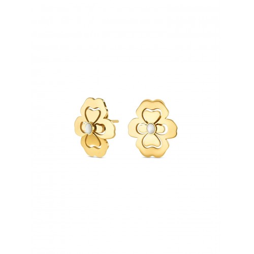 BRINCOS AÇO SENHORA MARGOT BLOSSOM GOLD OJATE13D