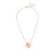 COLAR AÇO SENHORA CHESS SPIRAL GOLD OJCHN01G