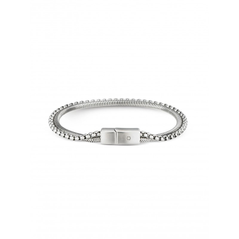 PULSEIRA AÇO MEN ADVENTURER MATE STEEL M OAMB6103SS-M