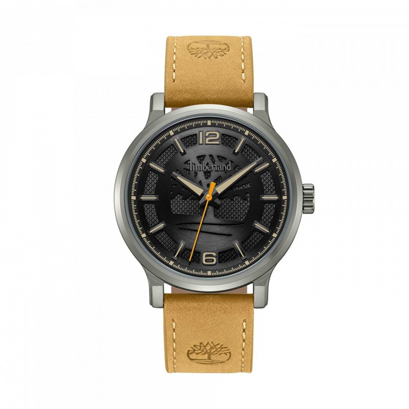 RELÓGIO PRETO PELE CAMEL TDWGA0094702