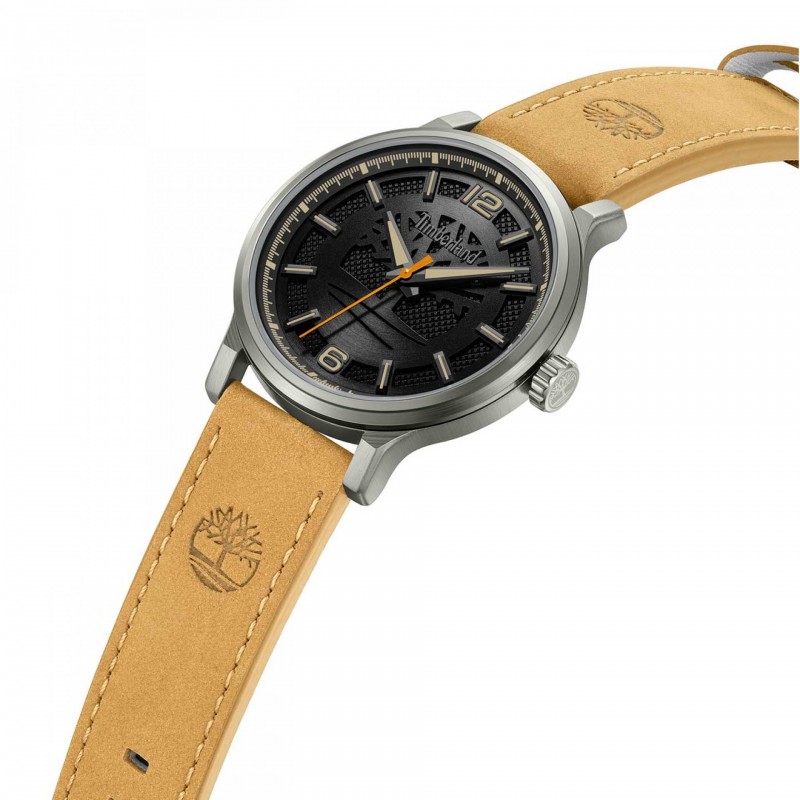 RELÓGIO PRETO PELE CAMEL TDWGA0094702