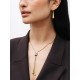 COLAR AÇO SENHORA CHESS LONG GOLD OJCHN02G