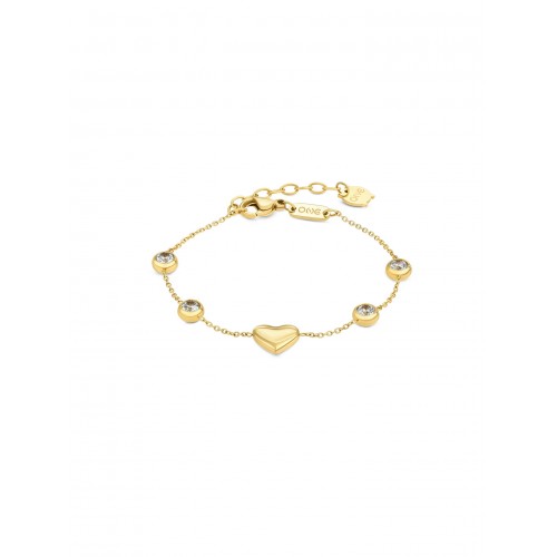 PULSEIRA AÇO SENHORA RED WHITE SPARK OJRDB02G