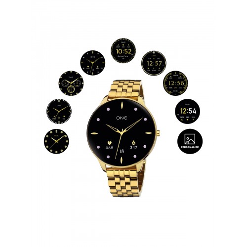 SMARTWATCH SLIM GOLD LINKS OSW4191GL61L