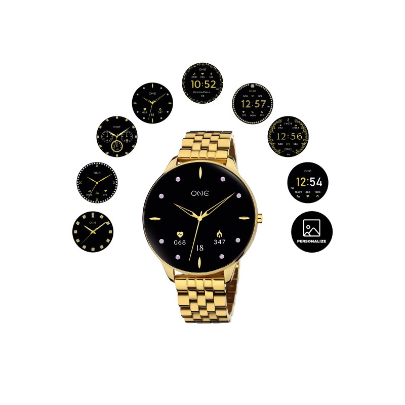 SMARTWATCH SLIM GOLD LINKS OSW4191GL61L