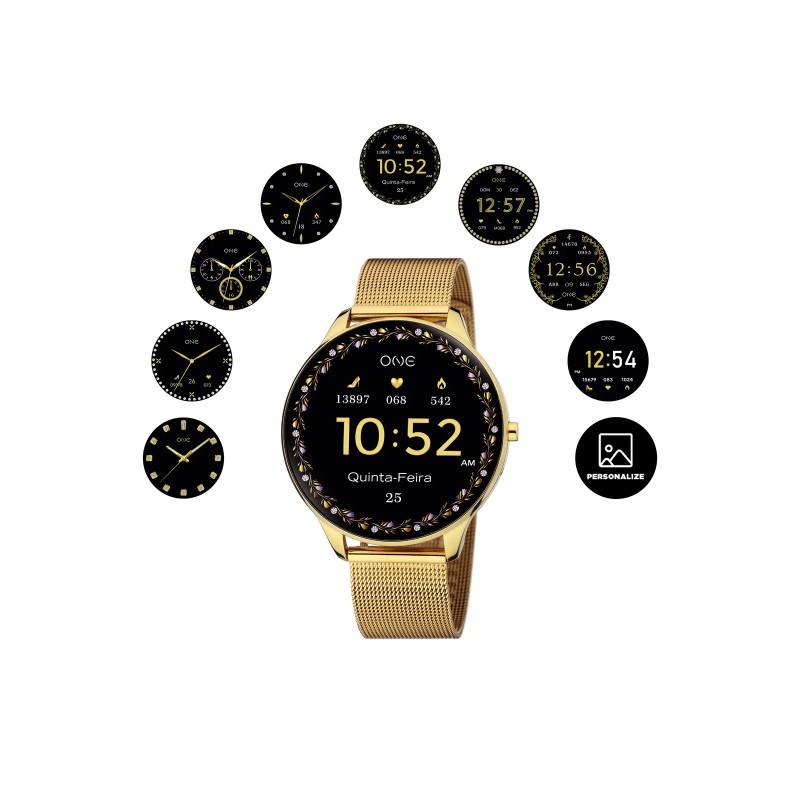SMARTWATCH SLIM GOLD MESH OSW4191GM61L