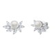 BRINCOS PRATA LEAFS PEARL SILVER UK.BR.1204.0219