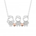 COLAR PRATA GIRL & DOUBLE BOY UK.CL.1110.0012
