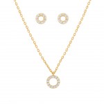 PACK PRATA CLASSY & CHIC CIRCLE GOLD UK.PK.1204.0022