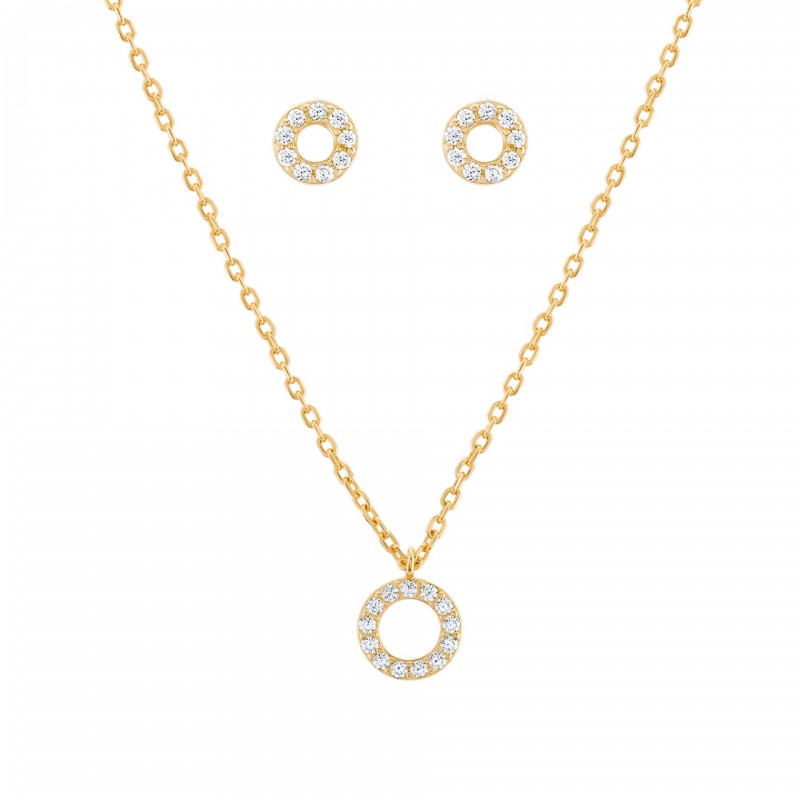 PACK PRATA CLASSY & CHIC CIRCLE GOLD UK.PK.1204.0022