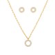 PACK PRATA CLASSY & CHIC CIRCLE GOLD UK.PK.1204.0022