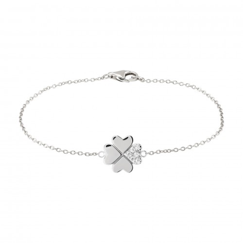 PULSEIRA PRATA MEANINGFUL CLOVER UK.PU.1204.0035