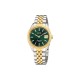 RELÓGIO SENHORA CELEBRITY GREEN BICOLOR OL4241VB62L