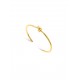 ESCRAVA AÇO SENHORA ENLACE GOLD OJBA15G