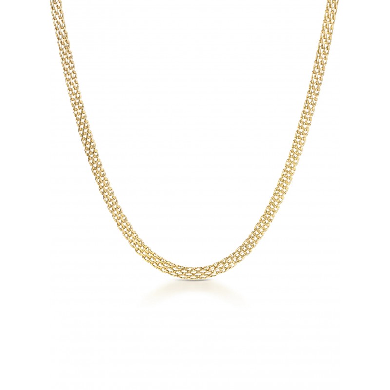 COLAR AÇO SENHORA NECKMESS CHARMING GOLD OJNN26G