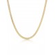 COLAR AÇO SENHORA NECKMESS CHARMING GOLD OJNN26G