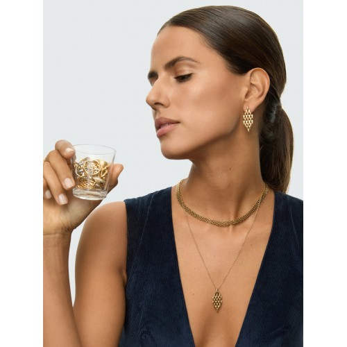COLAR AÇO SENHORA NECKMESS CHARMING GOLD OJNN26G