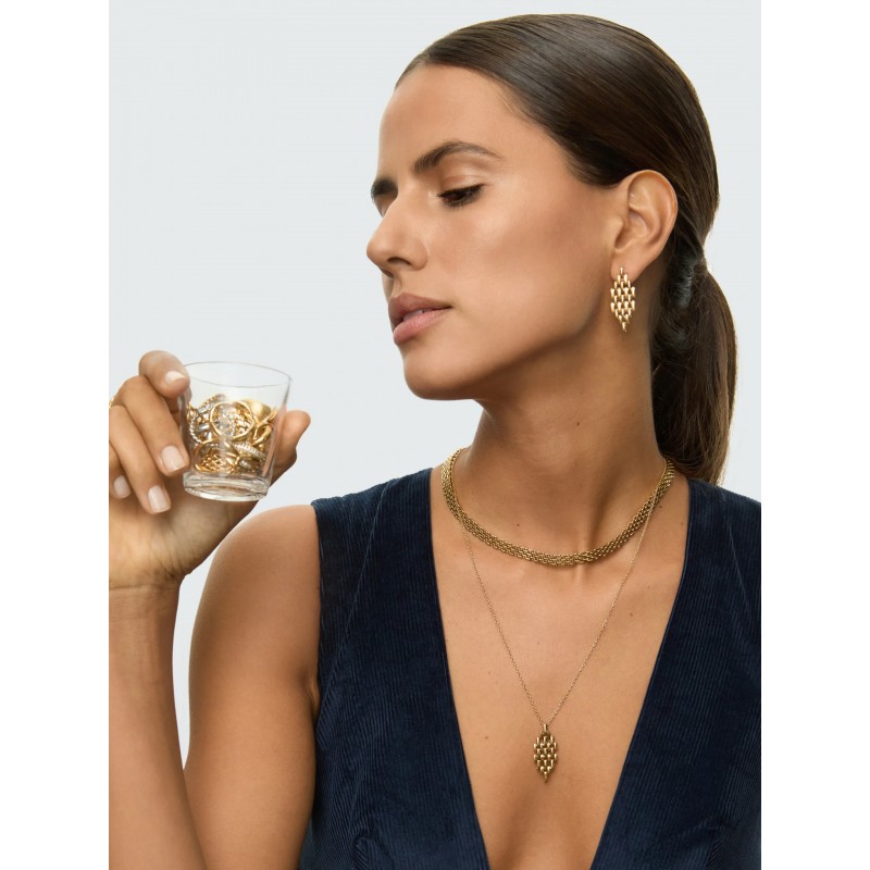 COLAR AÇO SENHORA NECKMESS CHARMING GOLD OJNN26G