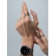 ANEL AÇO LONDON 03 SILVER 6 OJNYR03S