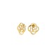BRINCOS AÇO SENHORA ROSE BLOSSOM PEARL GOLD OJRE04D