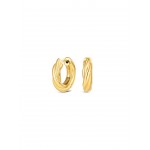 BRINCOS AÇO SENHORA TWIST GOLD OJEEP60G