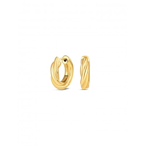 BRINCOS AÇO SENHORA TWIST GOLD OJEEP60G