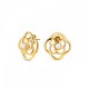 BRINCOS AÇO SENHORA ROSE BLOSSOM PEARL GOLD OJRE04D