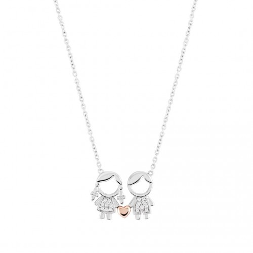 COLAR PRATA MEANINGFUL SILVER GIRL & BOY UK.CL.1110.0005