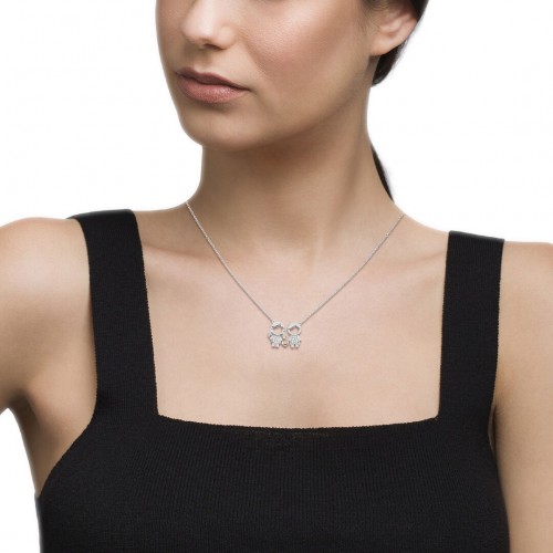 COLAR PRATA MEANINGFUL SILVER GIRL & BOY UK.CL.1110.0005