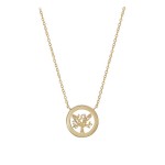 COLAR PRATA MEANINGFUL TREE GOLD UK.CL.1204.0344
