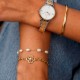PULSEIRA AÇO SENHORA ROSE BELLE GOLD OJRB04D