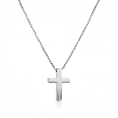 COLAR AÇO MEN CROSSED OAMN3203SS