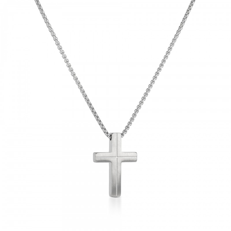 COLAR AÇO MEN CROSSED OAMN3203SS