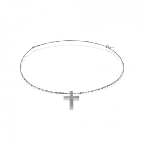 COLAR AÇO MEN CROSSED OAMN3203SS