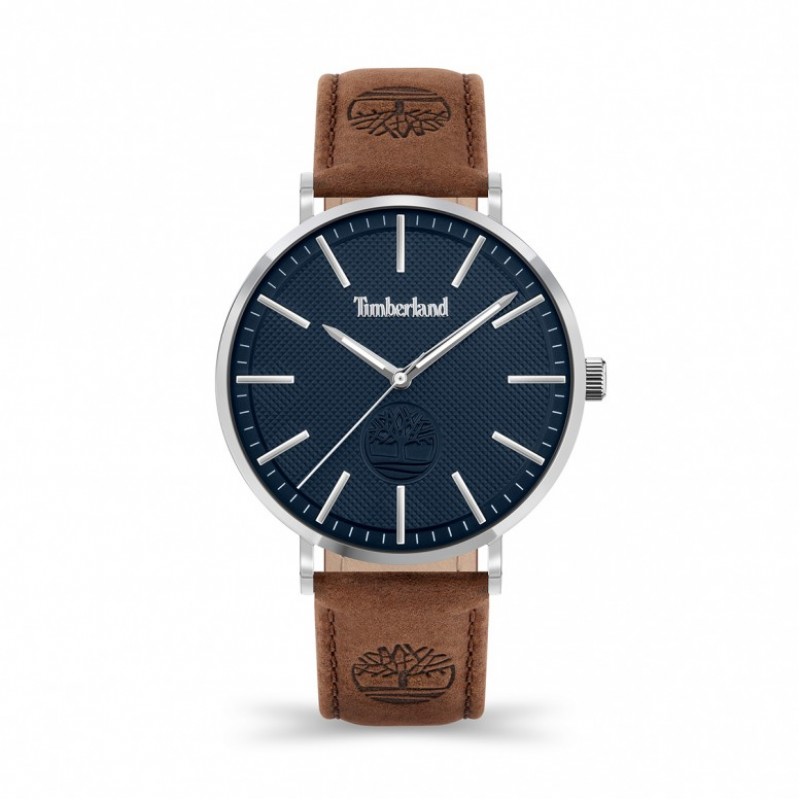 RELÓGIO KINSLEY AZUL PELE CASTANHA TDWGA2103702