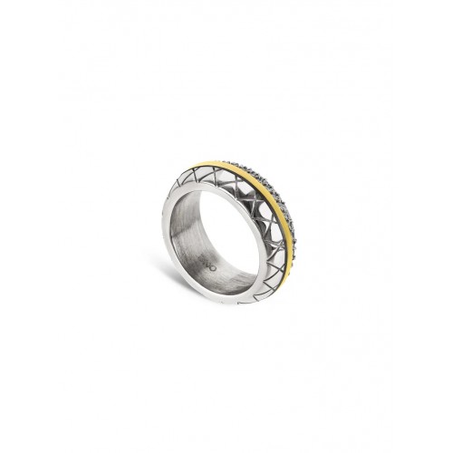 ANEL AÇO SENHORA DELIGHTFUL BICOLOR OJDFR01SG