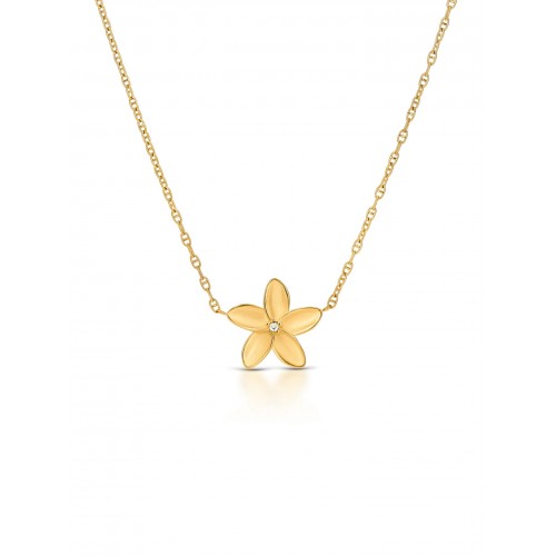 COLAR AÇO SENHORA FLEUR GOLD OJPFN02G