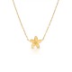 COLAR AÇO SENHORA FLEUR GOLD OJPFN02G
