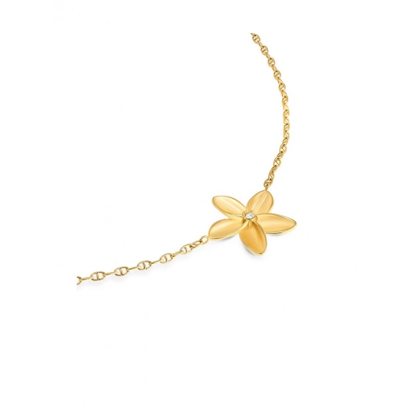 COLAR AÇO SENHORA FLEUR GOLD OJPFN02G