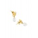 BRINCOS AÇO SENHORA ICONIC PEARL GOLD OJEEP16G
