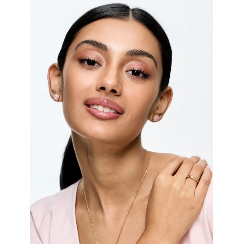BRINCOS AÇO SENHORA AURORA GOLD OJEEP73G