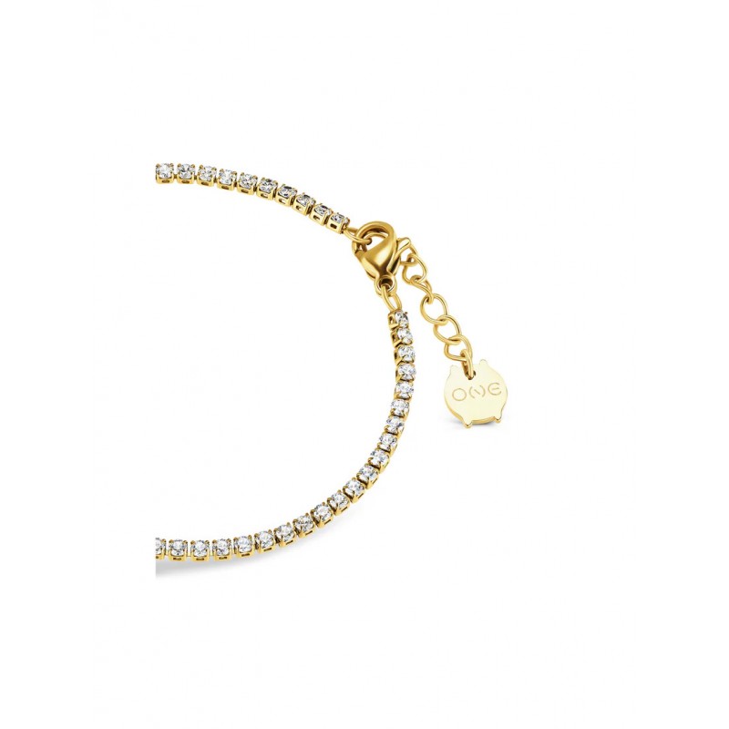 PULSEIRA AÇO SENHORA REFINED GOLD OJBA47G