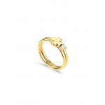 ANEL AÇO LUCKY FLOWER CRYSTAL GOLD OJLFR06G