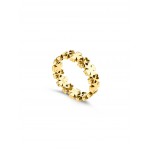 ANEL AÇO LUCKY FLOWER GOLD OJLFR07G
