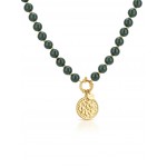COLAR AÇO SENHORA NECKMESS CARMELA DEEP GREEN OJNN101G